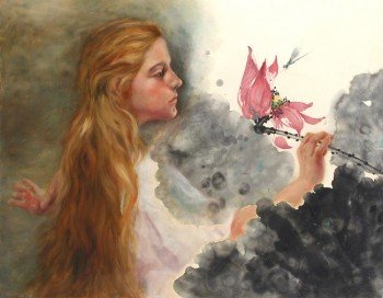 Grace Lin_Oil Painting_Figure_seeking    
